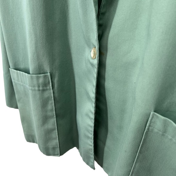 Alfred Dunner Plus Size 18 Sage Green Blazer Jacket Blouse Shirt Top Business - Picture 6 of 7